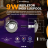 Refletores Inox Luxpool - Leds - 9w